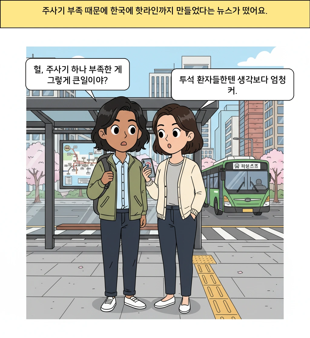 투석 주사기 핫라인, 왜 이렇게까지 하나요?