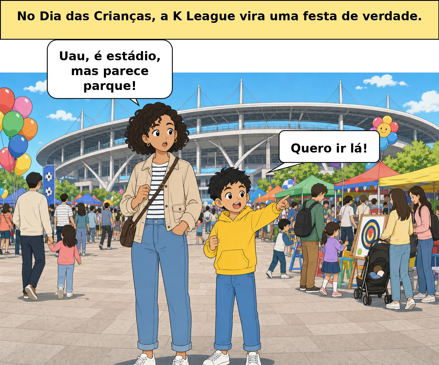 Por que a K League vira uma festa em todo Dia das Crianças