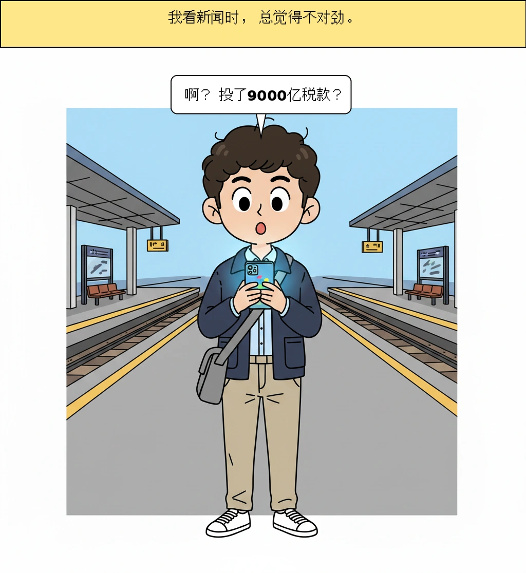 投入了900亿 KRW税金，为什么却没有列车