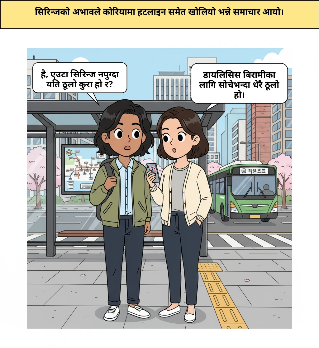 डायलिसिस सिरिन्ज हटलाइन, किन यत्तिसम्म गरिन्छ?