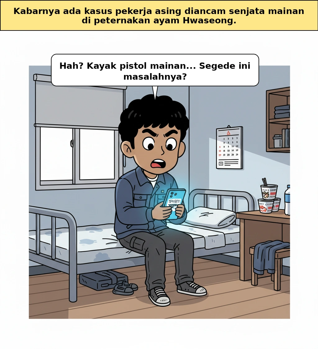 Kasus ancaman dengan senjata tiruan, kenapa masalah struktur masyarakat Korea juga terlihat bersama