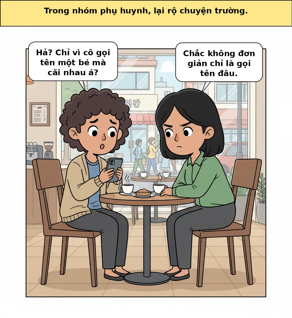 Vì sao khi giáo viên gọi tên trẻ lại thành cãi vã