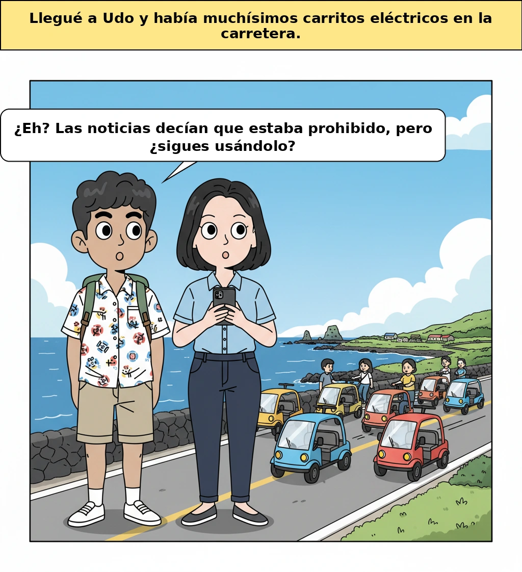 Carritos eléctricos en Udo, ¿por qué no se detienen aunque estén prohibidos?