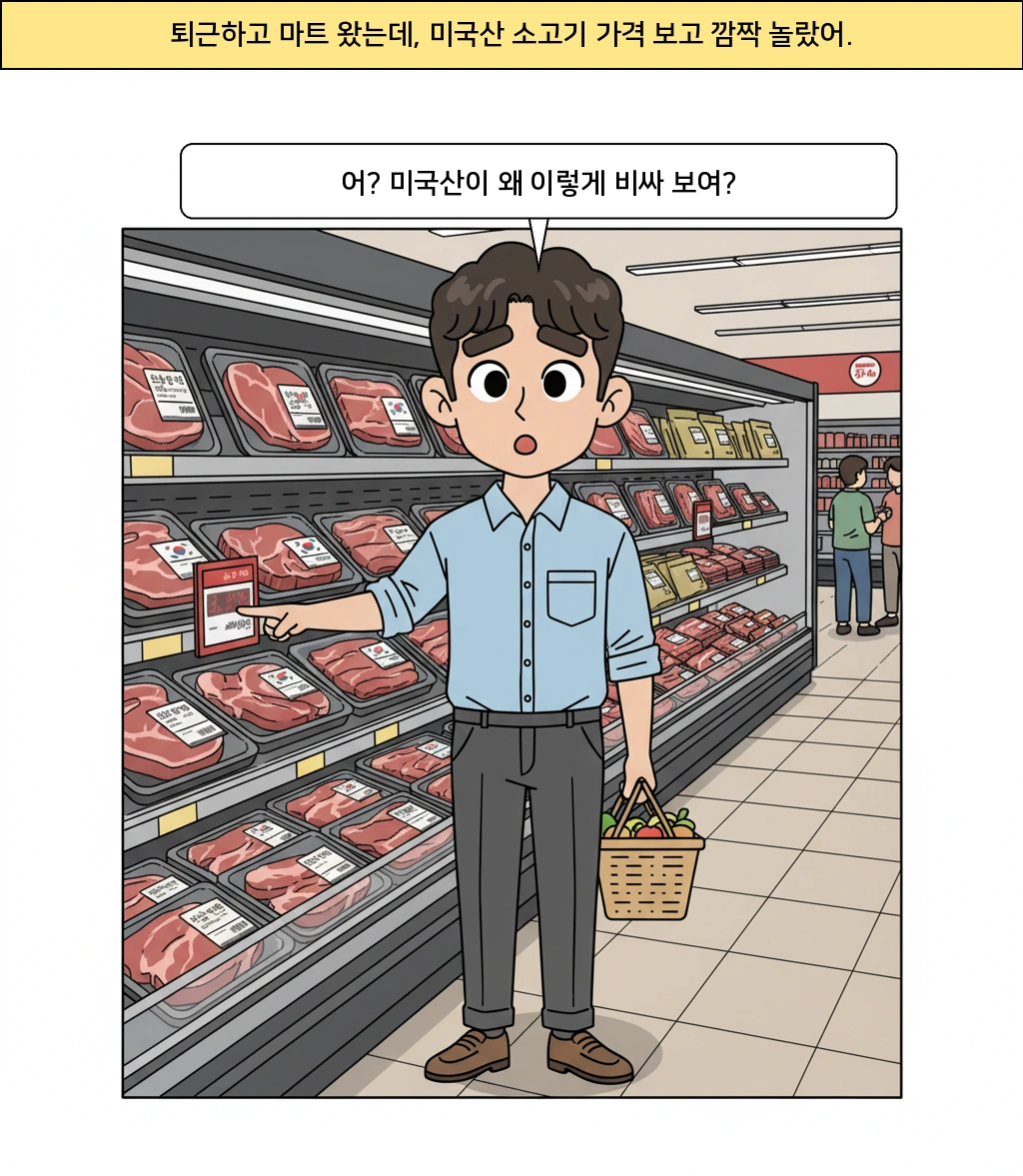 미국산 소고기, 왜 갑자기 한우만큼 비싸게 느껴질까