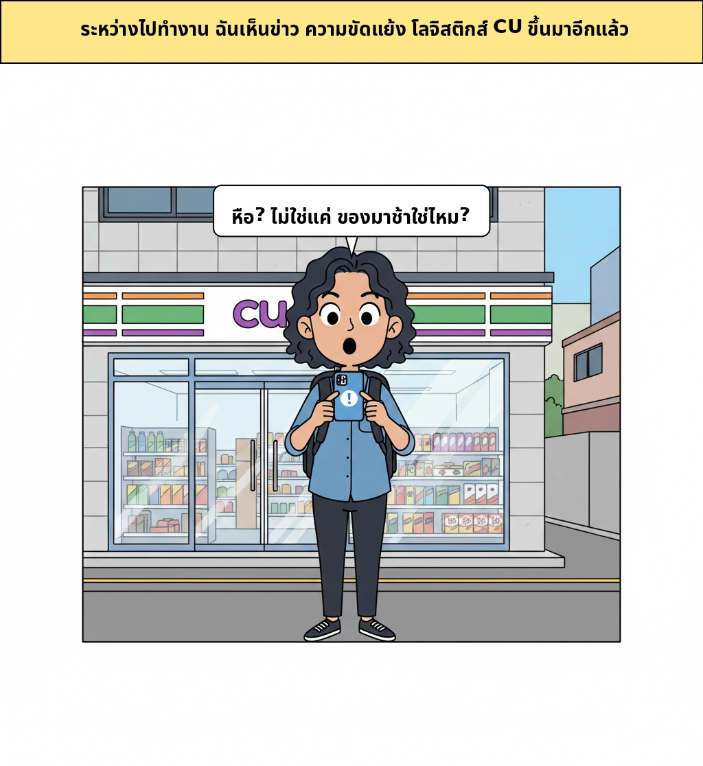 ความขัดแย้งด้านโลจิสติกส์ของ CU ทำไมถึงไม่จบแค่ข่าวสั้นบรรทัดเดียว