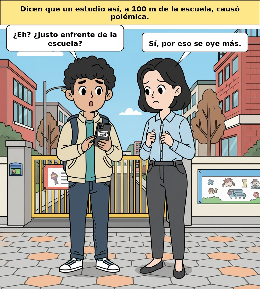 Polémica por un «cyber room salon» frente a la escuela, ¿por qué la ley no puede detenerlo?