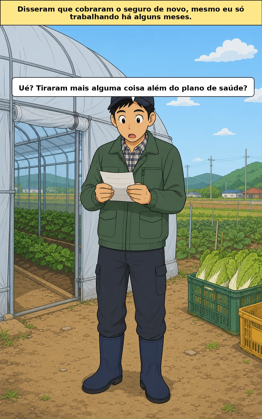 Trabalha só alguns meses e também pagou o seguro de cuidados?!