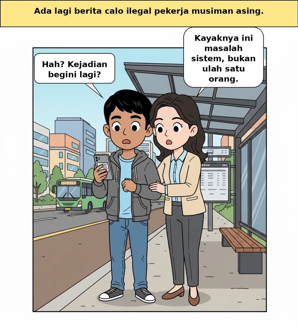 Mengapa perantara ilegal pekerja musiman asing terus terulang
