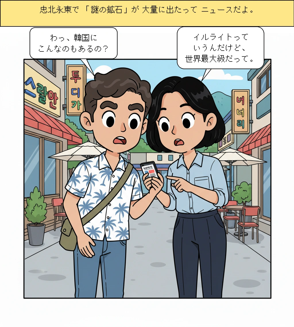 韓国で見つかった『神秘の鉱石』、本当に金脈なの？