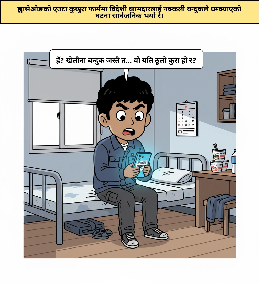 नक्कली बन्दुक धम्की घटना, किन कोरियाली समाजको संरचनात्मक समस्या पनि सँगै देखिन्छ