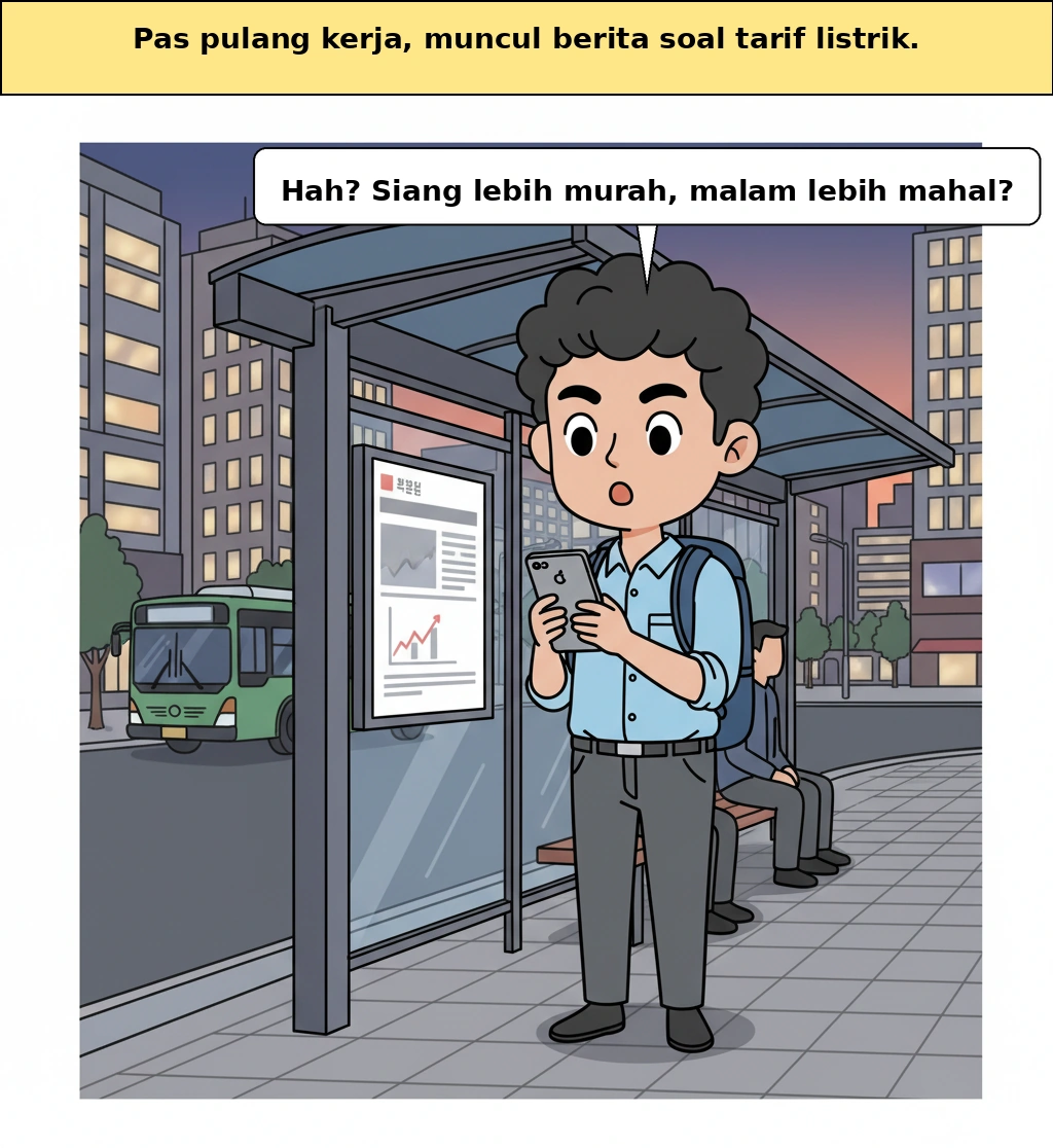 Tagihan listrik, kenapa siang jadi murah dan malam jadi mahal