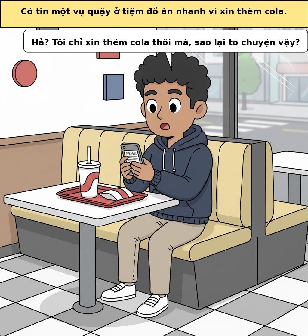 Vụ náo loạn đòi châm thêm cola ở Mom's Touch, vì sao lại lớn đến mức này