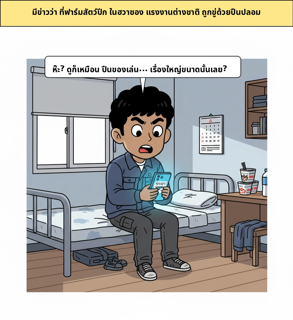 คดีขู่ด้วยปืนจำลอง ทำไมถึงทำให้เห็นปัญหาโครงสร้างของสังคมเกาหลีไปด้วย