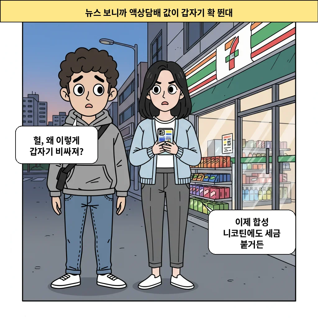 액상담배 세금이 3~4배 오른다고?