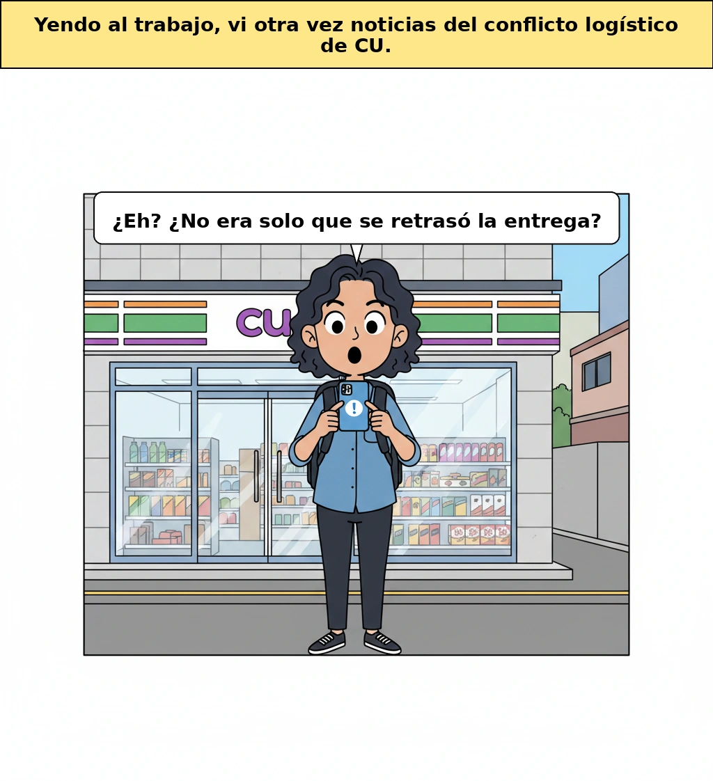 Conflicto logístico de CU, ¿por qué no termina con una sola línea en una noticia?