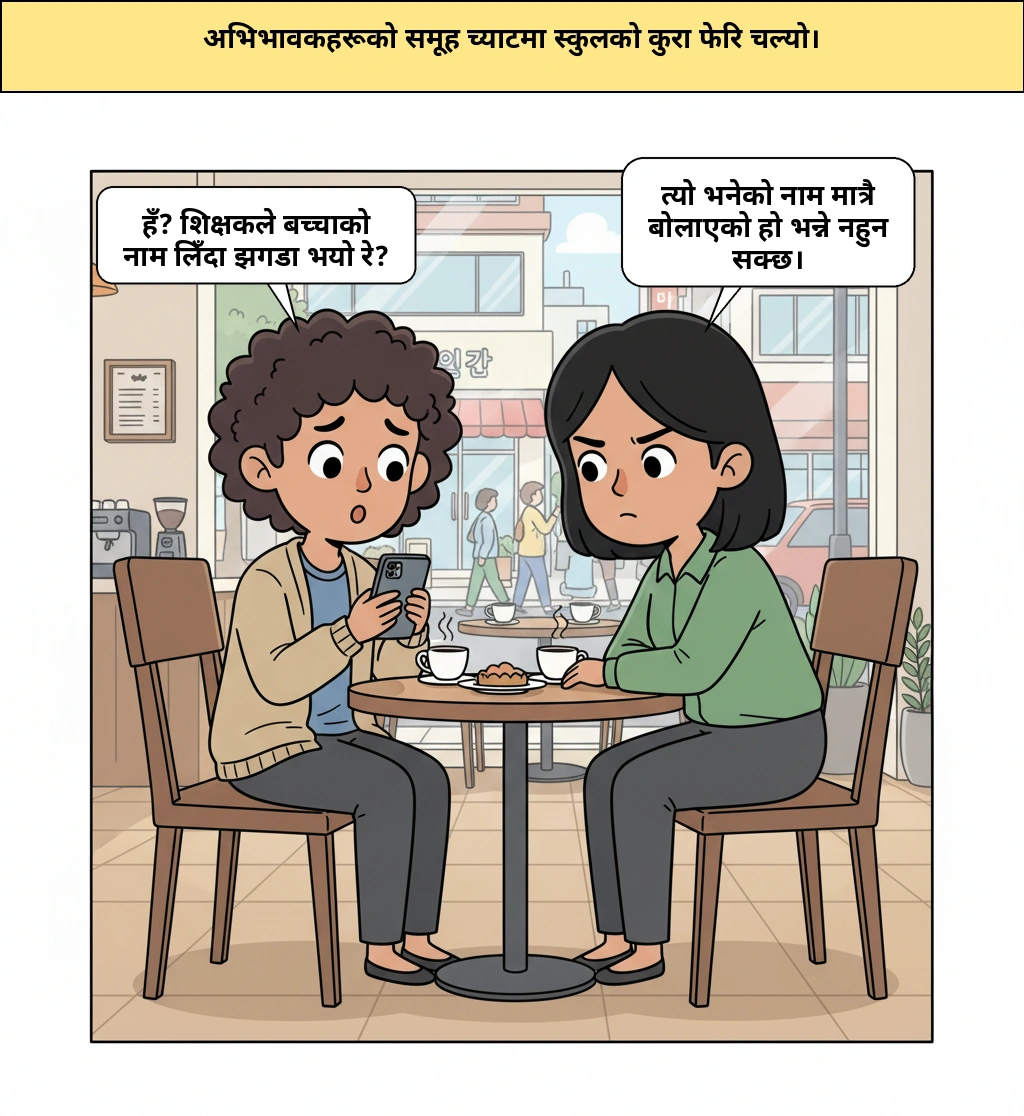 शिक्षकले बच्चाको नाम बोलाउँदा किन झगडा हुन्छ