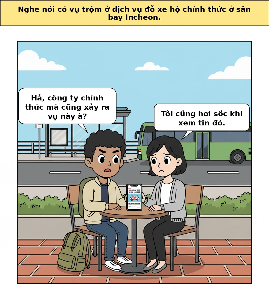 Dịch vụ đỗ xe hộ chính thức ở sân bay Incheon, vì sao lại lớn đến vậy và từ đâu niềm tin bắt đầu lung lay?