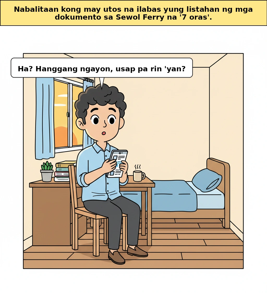 Listahan ng mga dokumento sa '7 oras' ng Sewol, bakit mahalaga pa rin ito hanggang ngayon