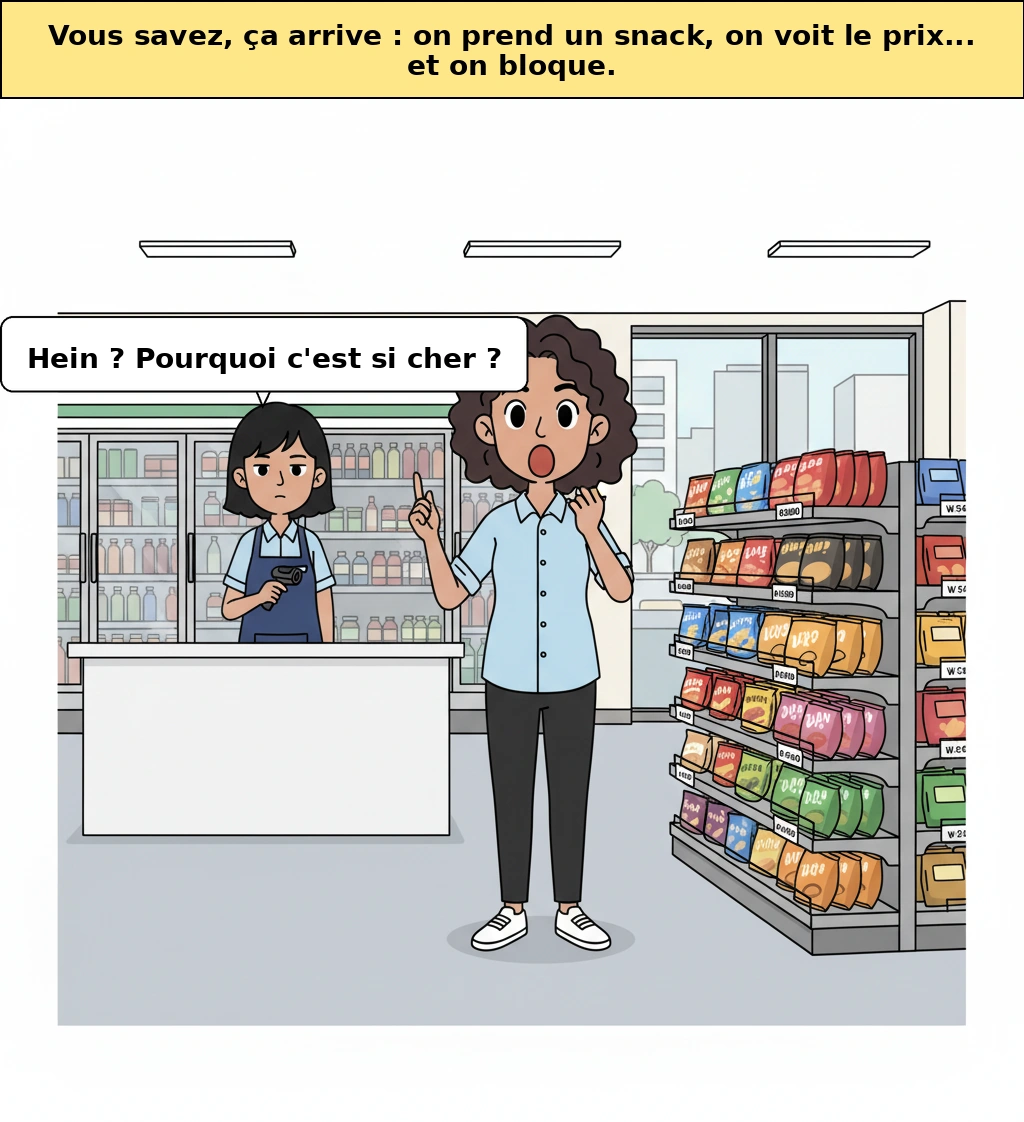 Pourquoi le prix des snacks est cher, est-ce vraiment seulement à cause du coût de revient ?