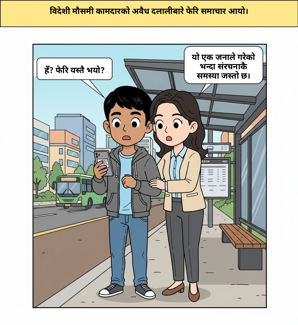 विदेशी मौसमी कामदारको अवैध दलाली, किन फेरि फेरि दोहोरिन्छ