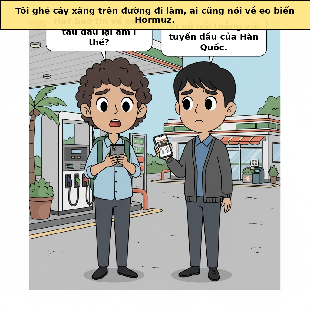 Vì sao khi Hormuz rung lắc thì đến cây xăng ở Hàn Quốc cũng lo lắng