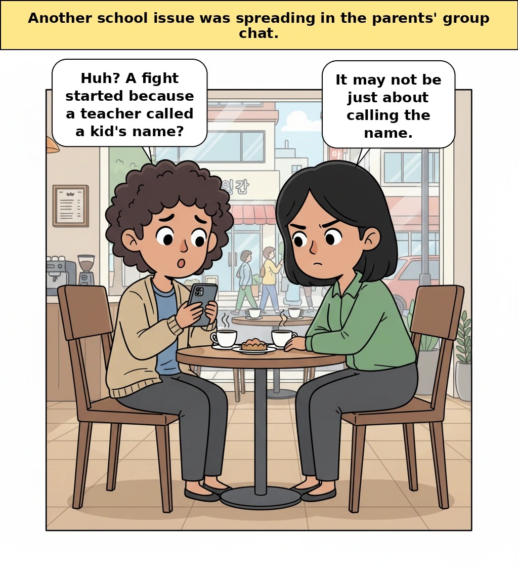Why does it become a fight when a teacher calls a child's name?