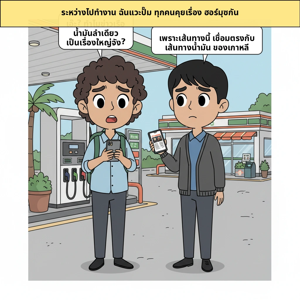 ถ้าฮอร์มุซสั่นไหว ทำไมปั๊มน้ำมันในเกาหลีถึงต้องเครียดตาม