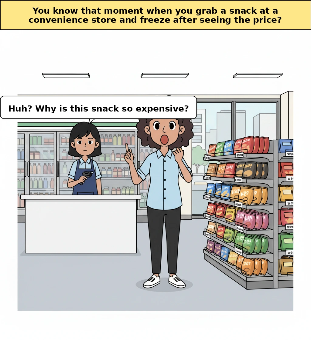 Why snack prices are expensive, is it really only because of production cost?
