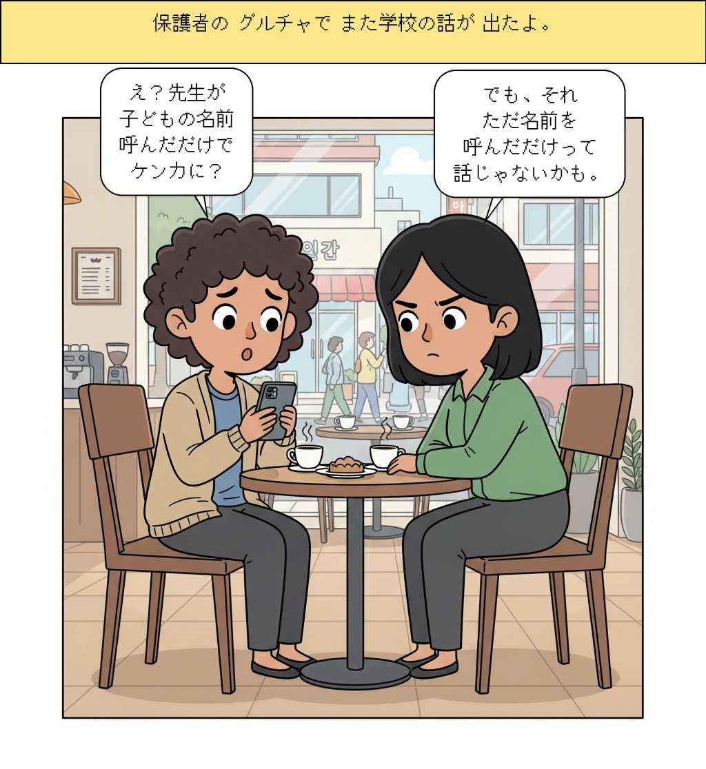 教師が子どもの名前を呼ぶと、どうしてけんかになるの？