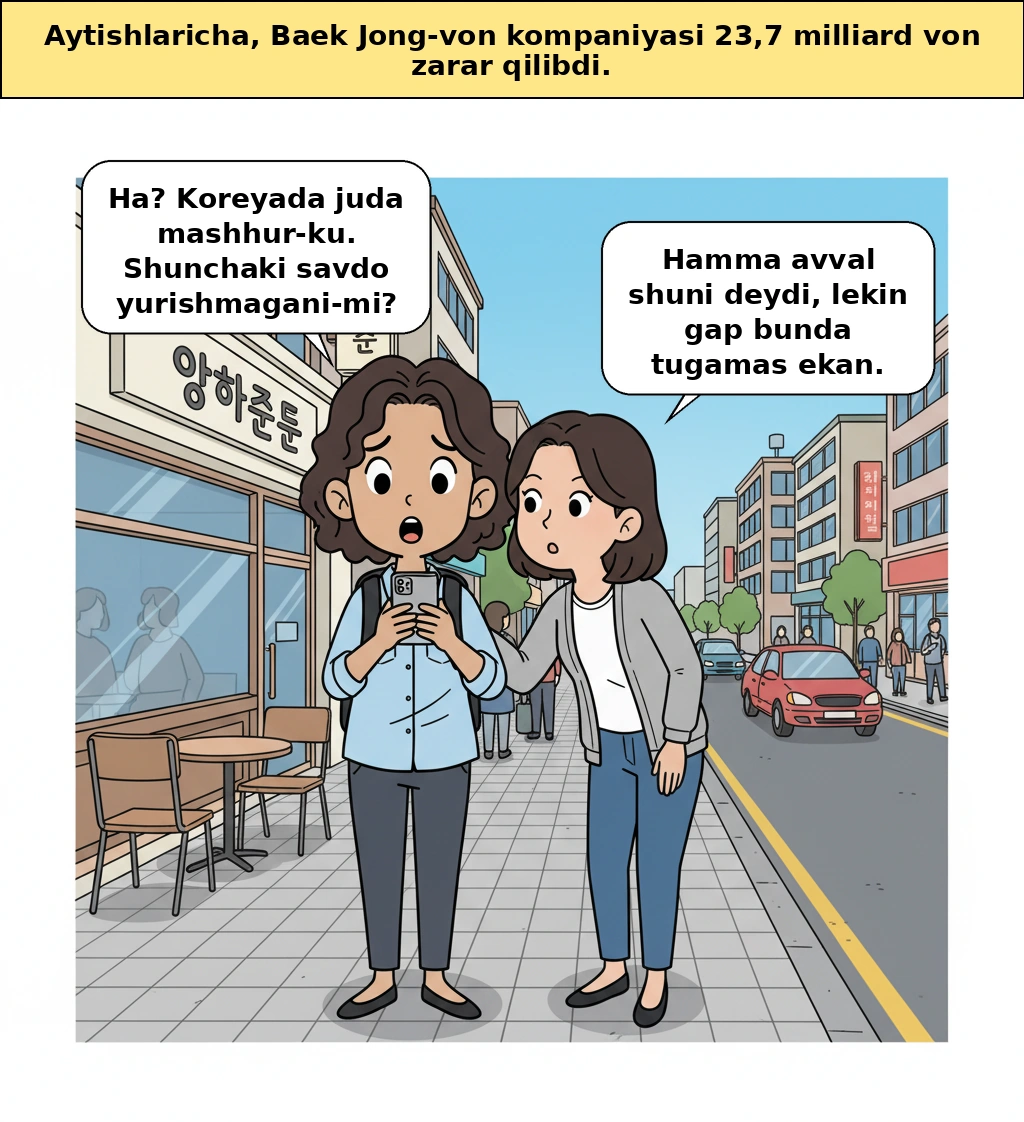 Theborn Korea zarar ko‘rdi, asl muammo restoran bozori inqirozidan ko‘ra tuzilma bo‘lganmidi