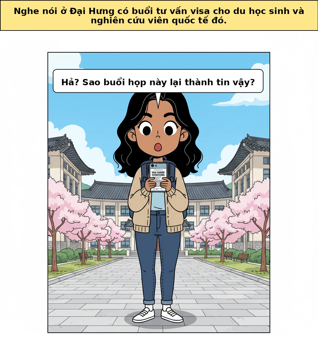 Buổi tọa đàm visa ở Daejeon, thật sự có thể thay đổi chế độ không