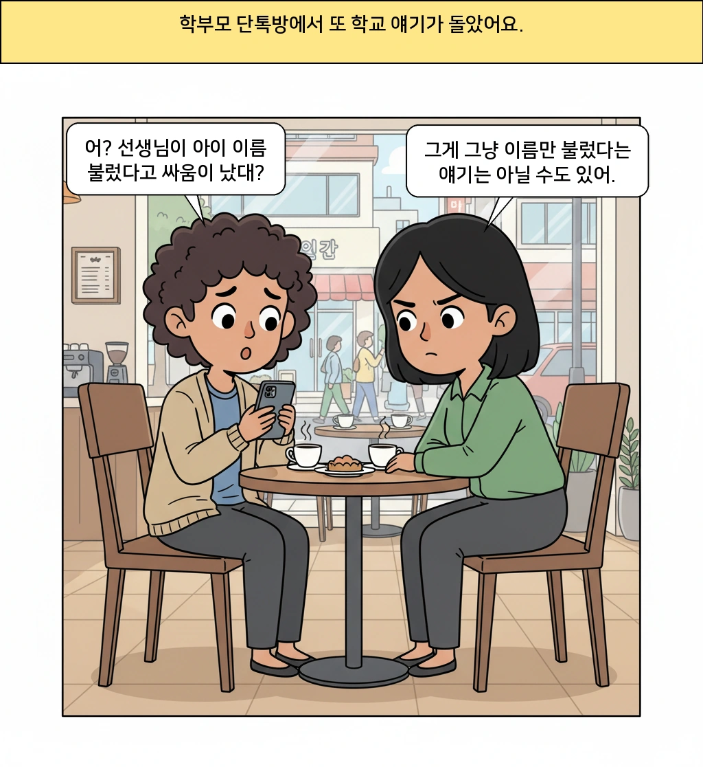 교사가 아이 이름을 부르면 왜 싸움이 될까