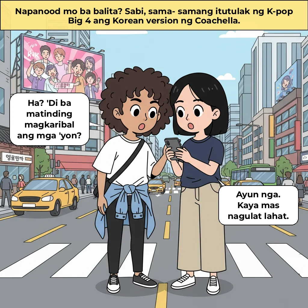Bersiyong Koreano ng Coachella, bakit ngayon magtutulungan ang Big 4 ng K-pop