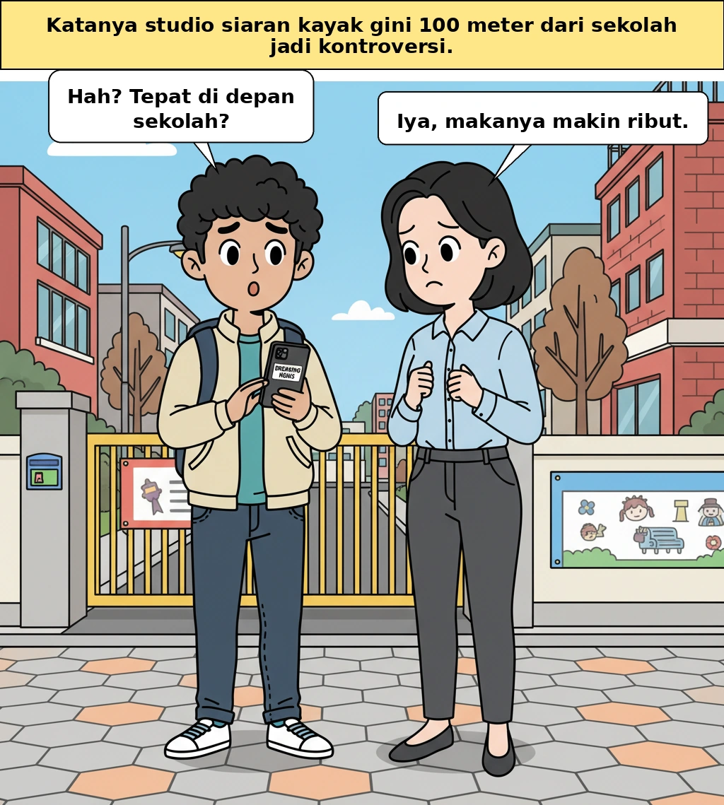 Kontroversi 'room salon siber' di depan sekolah, kenapa hukum tidak bisa menghentikannya?