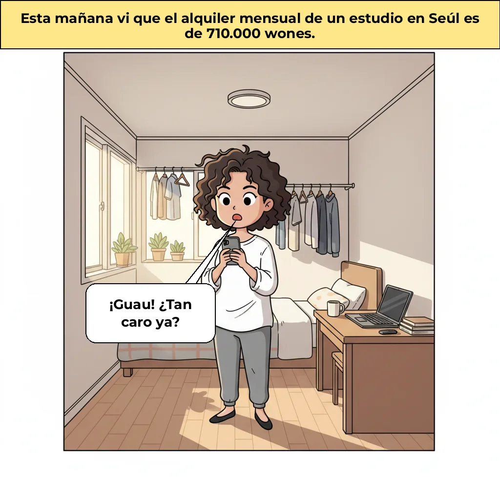 Estudio en Seúl alquiler 71만 원, ¿por qué pasa esto?