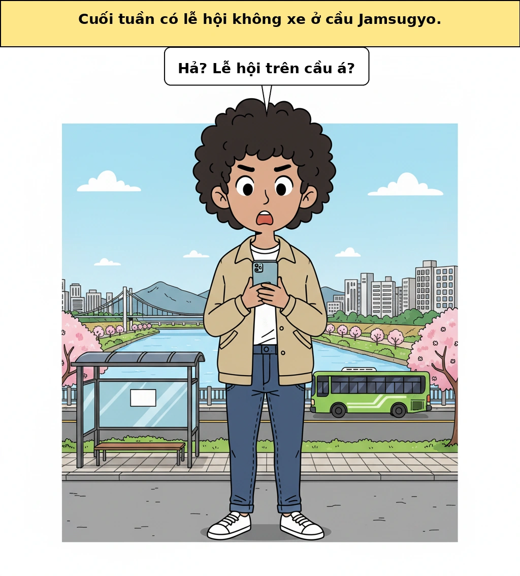 Cầu Jamsu đã trở thành sân chơi của Seoul như thế nào, từ một cây cầu dành cho ô tô