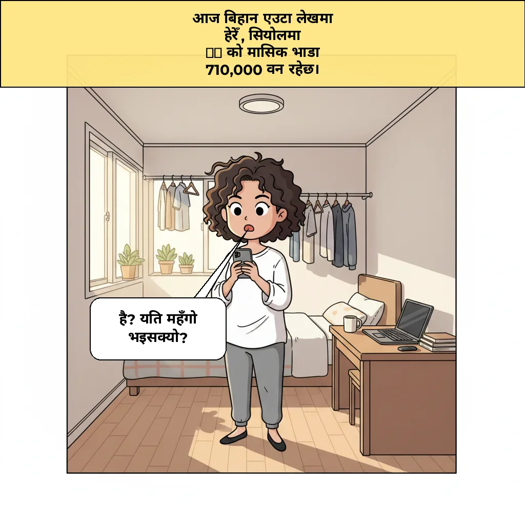 सेउलको स्टुडियो भाडा 71만 원, किन यस्तो भयो?