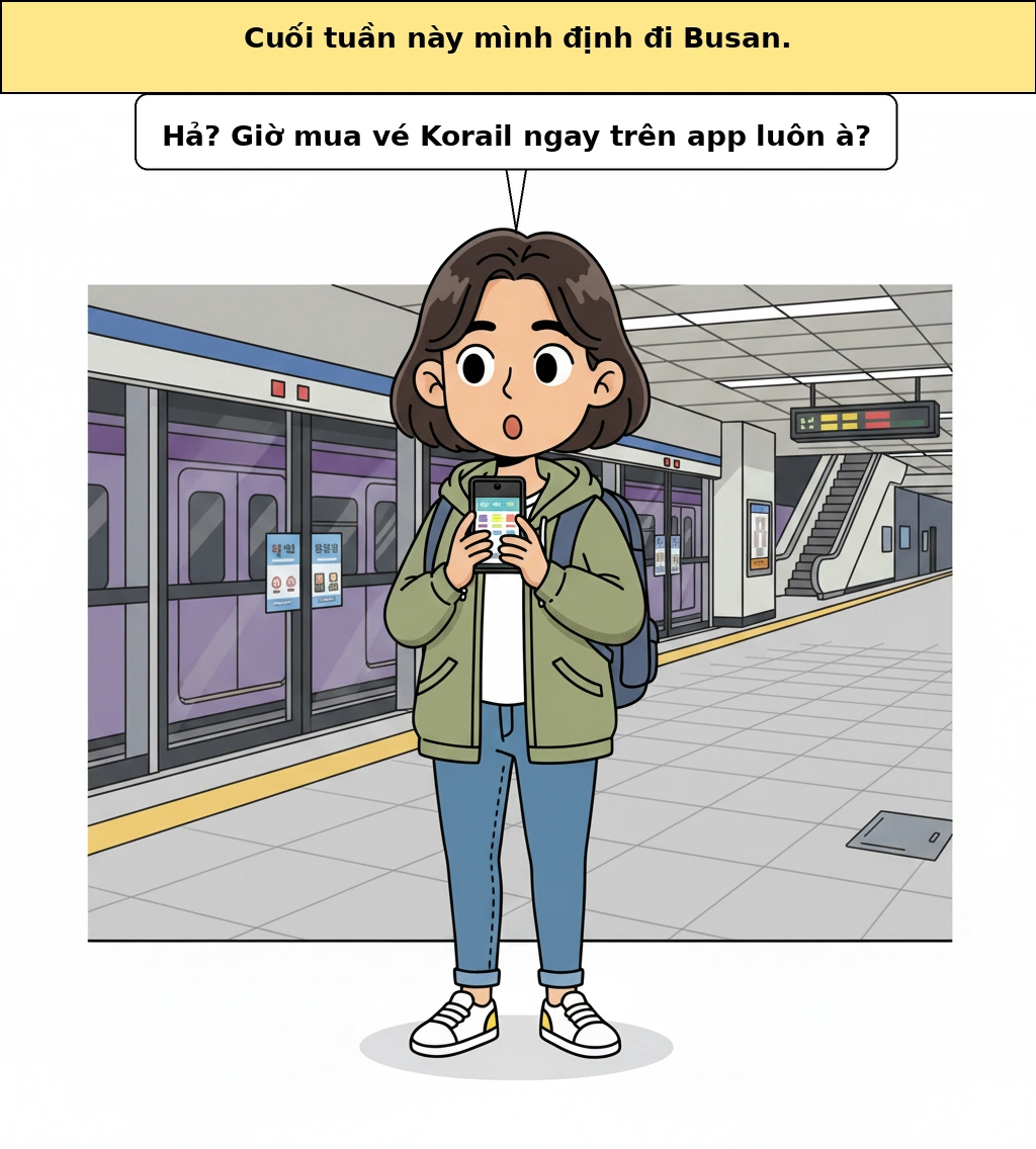 Vì sao việc người nước ngoài mua vé tàu ở Hàn Quốc giờ mới dễ hơn