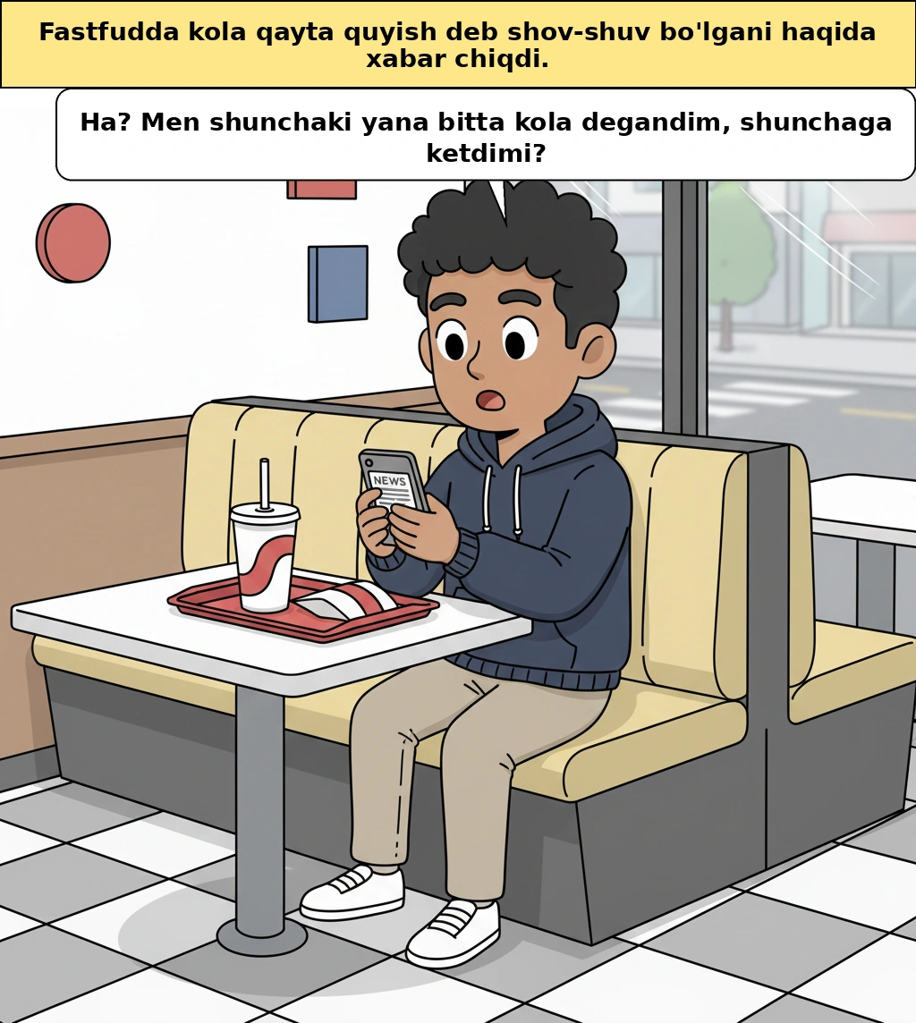 Mom's Touch kola refill janjali, nega bunchalik kattalashdi