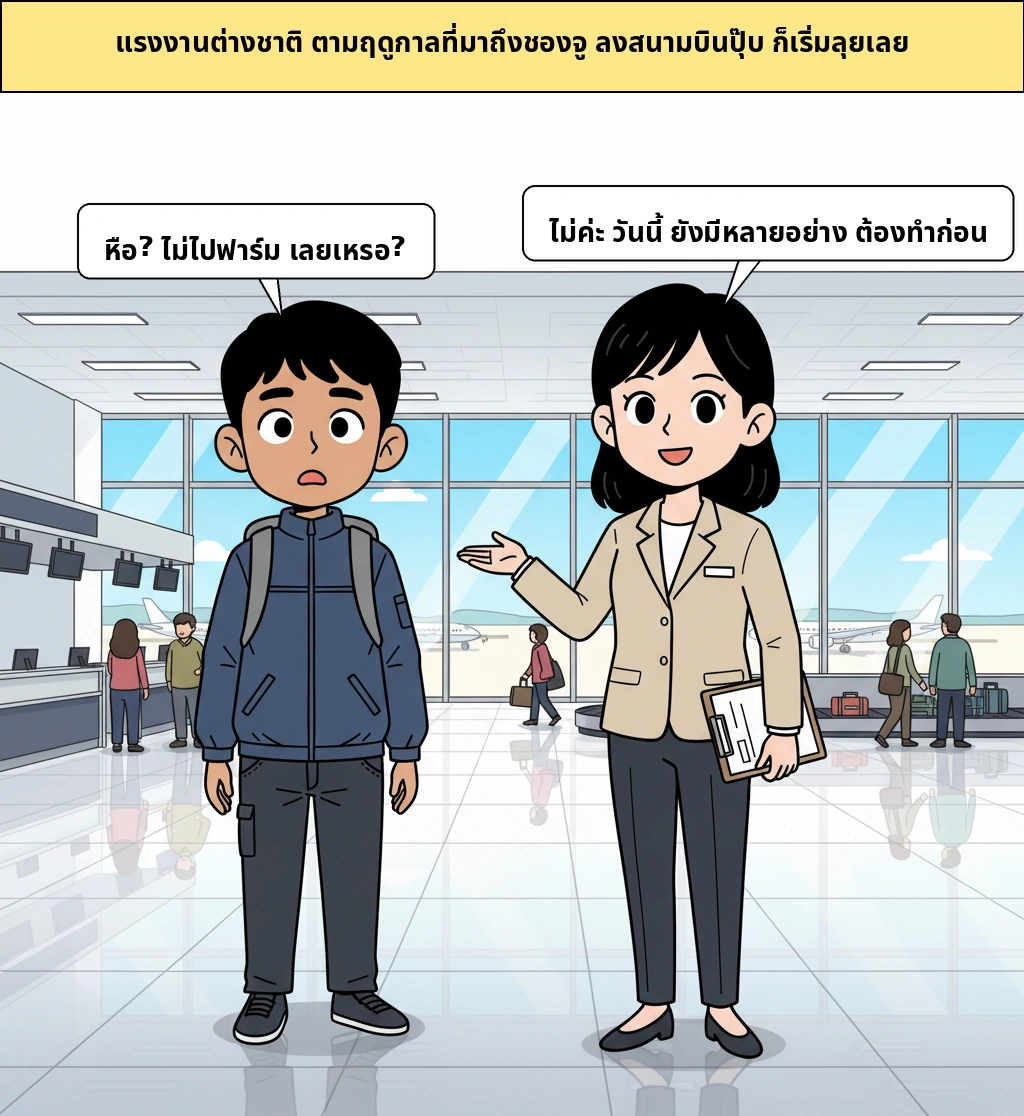 ทำไมเมืองช็องจูถึงให้เปิดบัญชีและทำประกันทันทีที่สนามบิน?