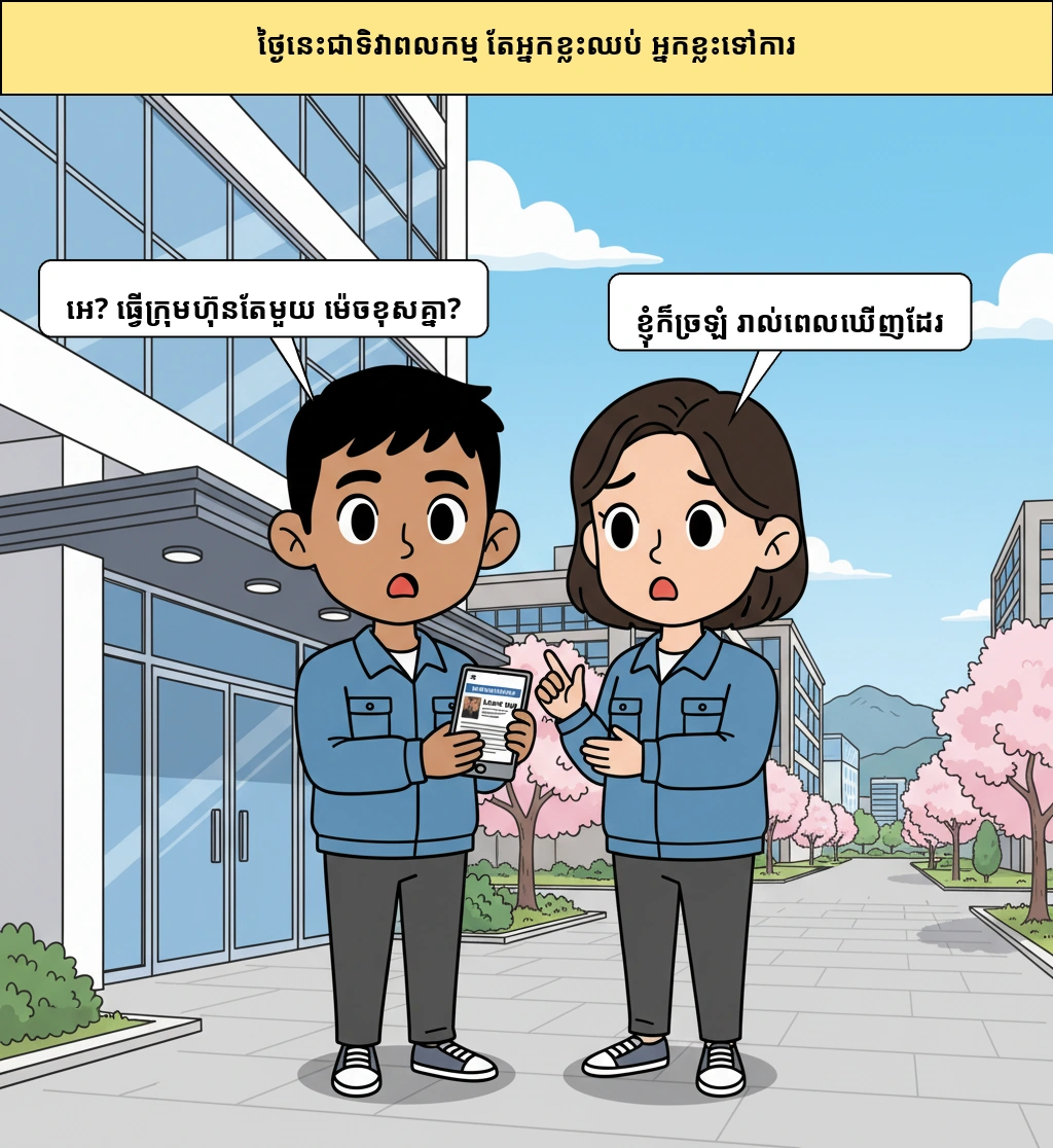ហេតុអ្វីបានជា​ជា​ទិវា​ពលកម្ម តែ​អ្នក​ខ្លះ​សម្រាក ហើយ​អ្នក​ខ្លះ​មិន​អាច​សម្រាក?