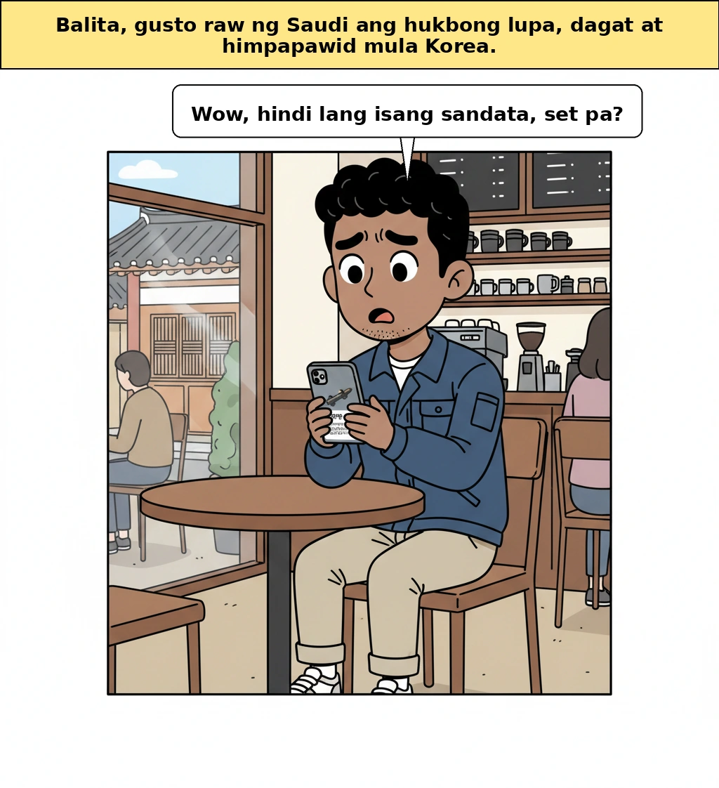 Bakit gusto ng Saudi ang "set ng lupa·dagat·himpapawid" mula sa Korea?