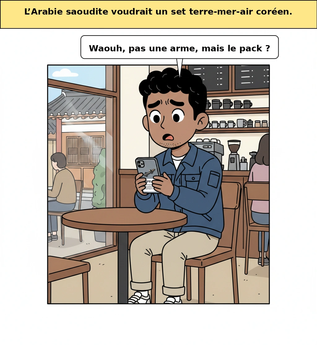 Pourquoi l’Arabie saoudite veut-elle un « pack terre·mer·air » de la Corée ?