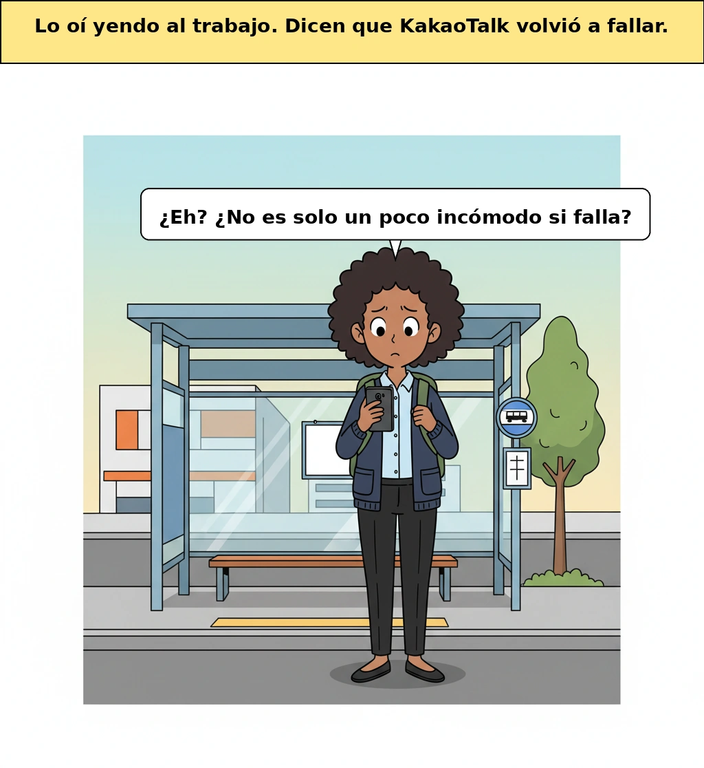 Si KakaoTalk se para, ¿por qué también tiembla la sociedad coreana?
