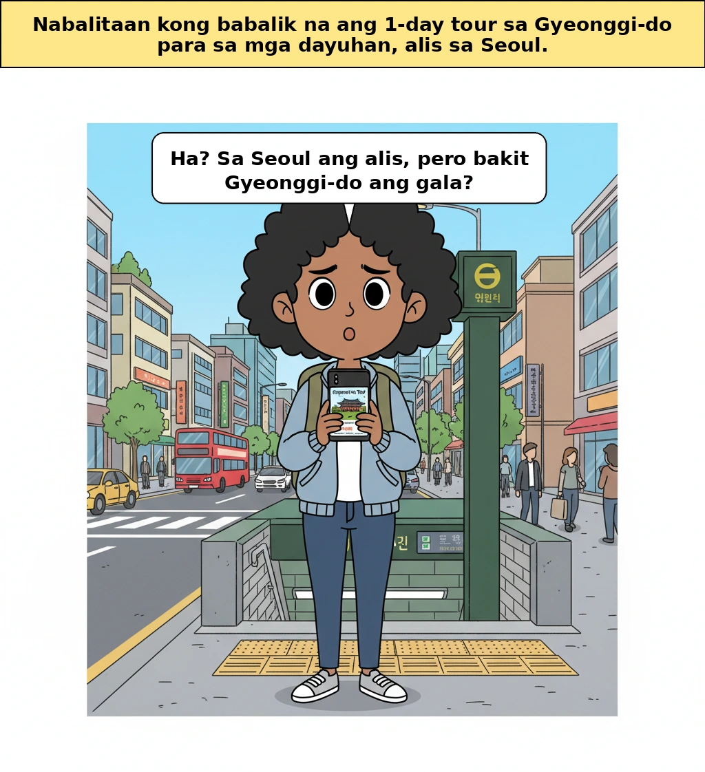 Aalis mula Seoul, pero bakit paglalakbay sa Gyeonggi? Kapag tiningnan ang EG Tour, makikita ang istruktura ng turismo sa Korea