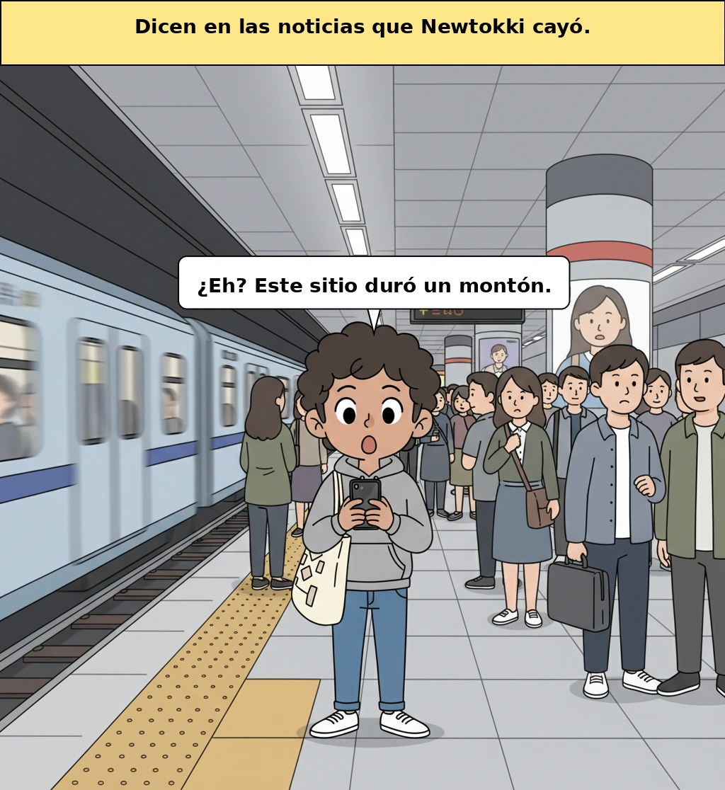 Por qué Newtoki se detuvo recién ahora