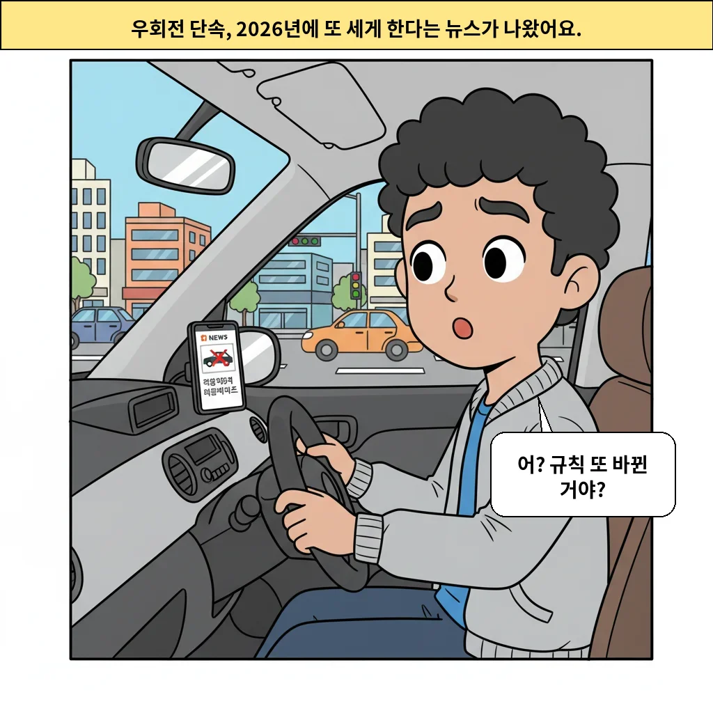 한국 우회전 단속 논란을 총정리 해 줄게!
