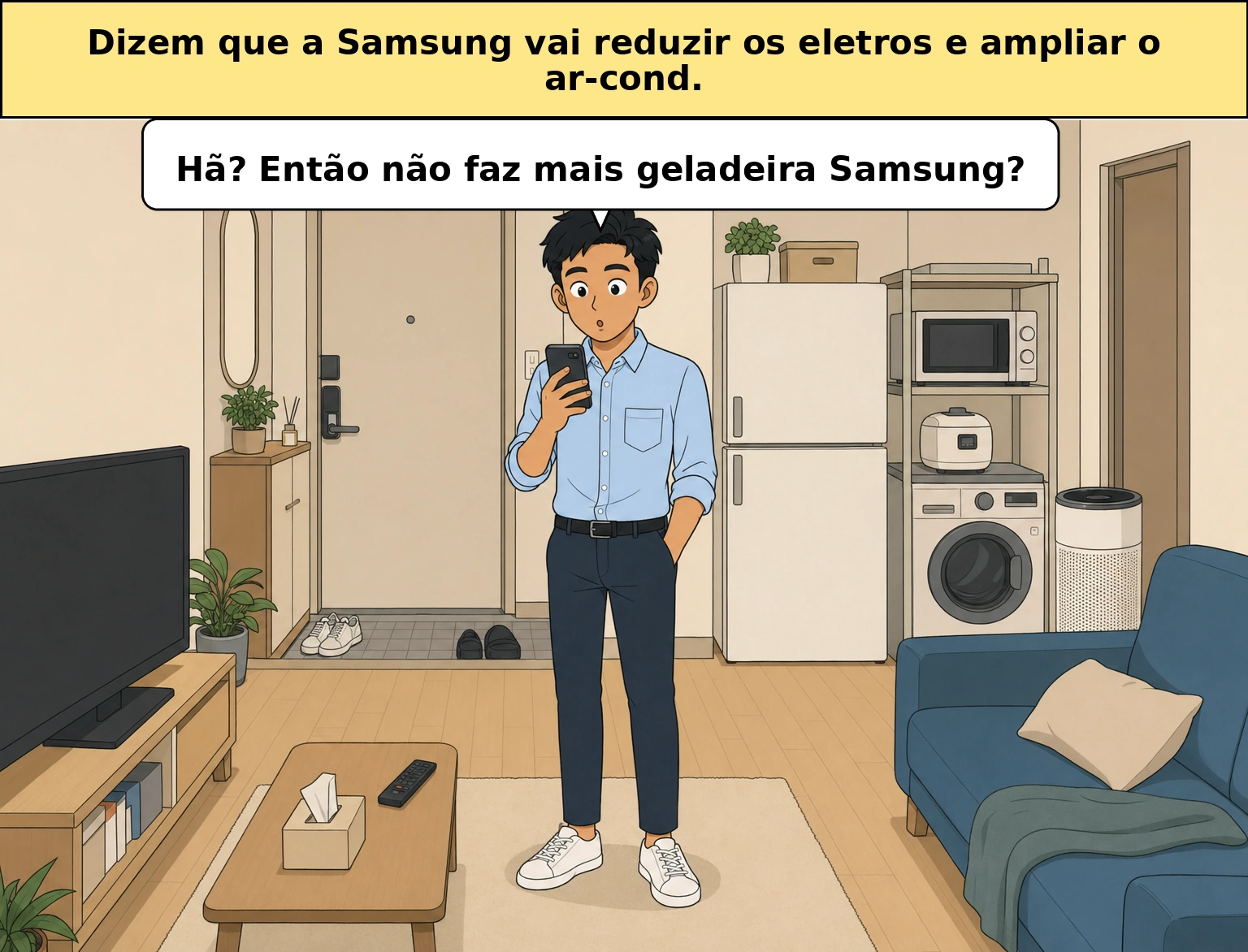 Por que a Samsung reduz os eletrodomésticos e amplia a climatização