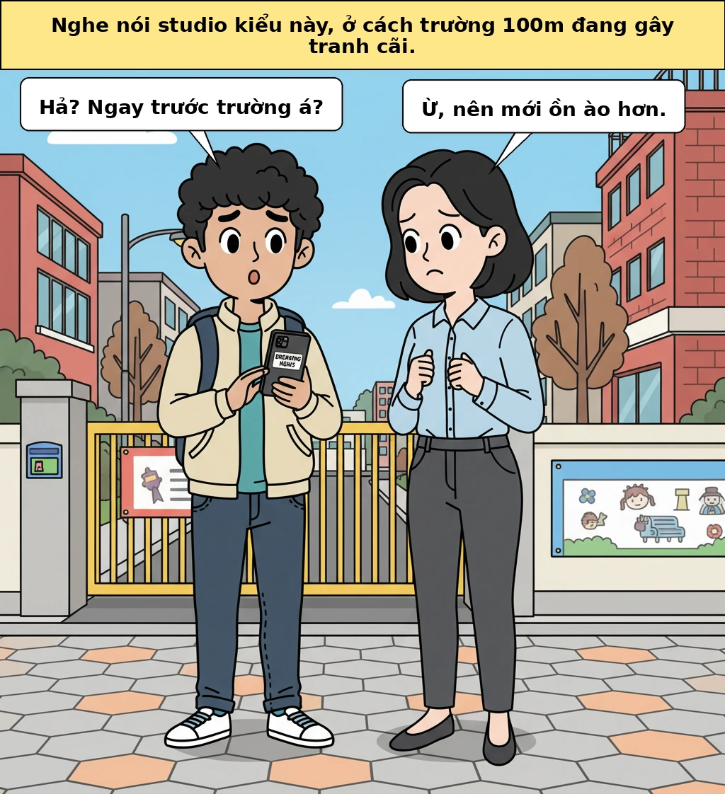 Tranh cãi về 'phòng salon mạng' trước cổng trường, vì sao pháp luật không chặn được?