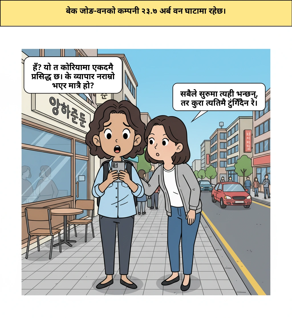 द더बोनकोरिया को घाटा, साँचो समस्या बाहिर खाना उद्योगको मन्दीभन्दा संरचना थियो कि